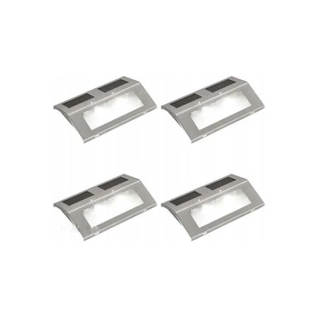 Set 4 lampi solare din inox pentru exterior, ProGarden Set 4 lampi solare din inox pentru exterior, ProGarden