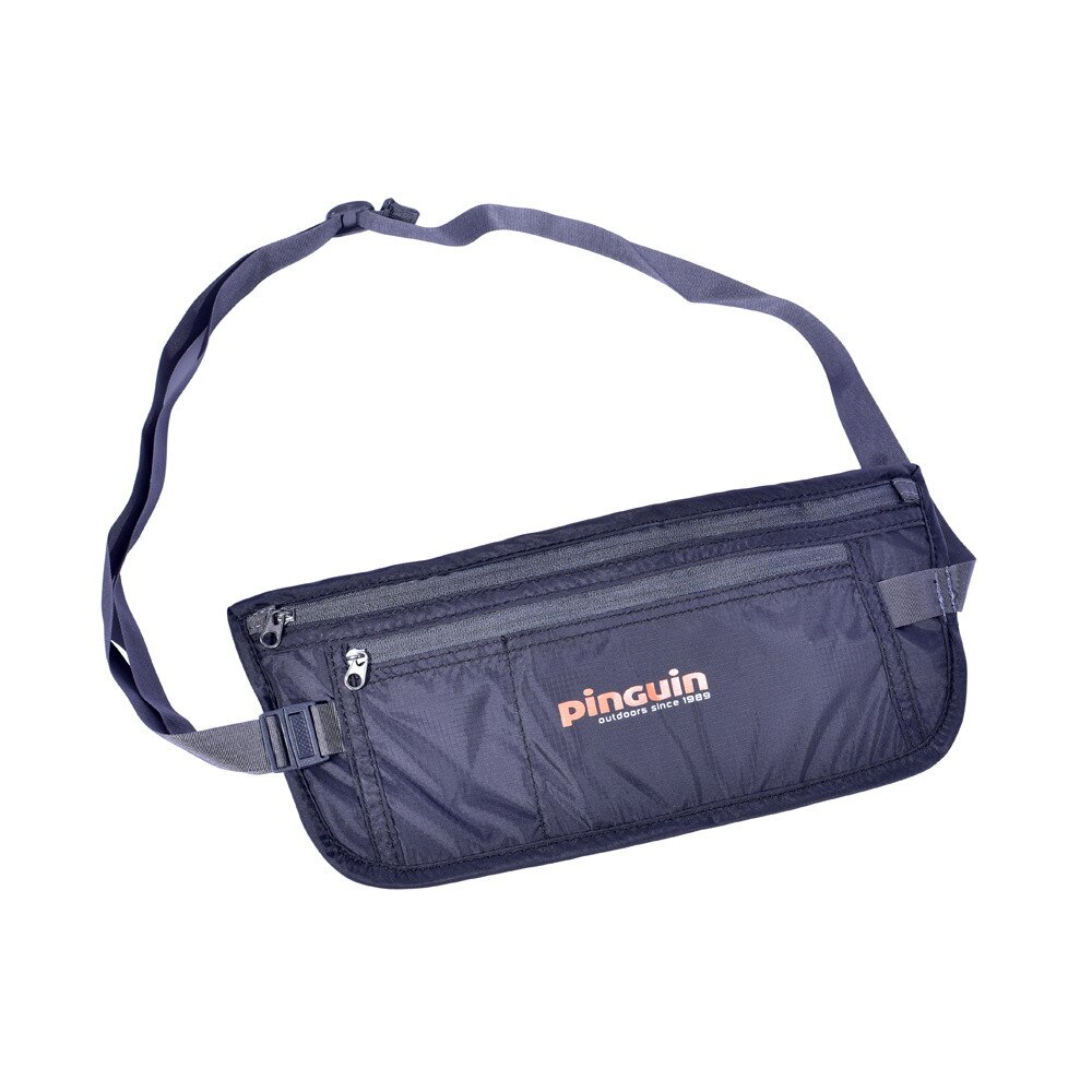 Borseta talie Pinguin Waist L, 31x13cm, negru