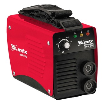 Aparat de sudura cu arc invertor MTX IWM - 190, 190 A, ciclu de serviciu 80%, diametru 1.6-4 mm Aparat de sudura cu arc invertor MTX IWM - 190, 190 A, ciclu de serviciu 80%, diametru 1.6-4 mm