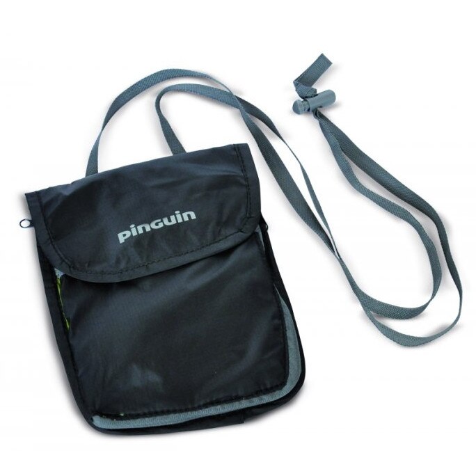 Borseta de gat Pinguin Neck L, 18x13.5cm, negru