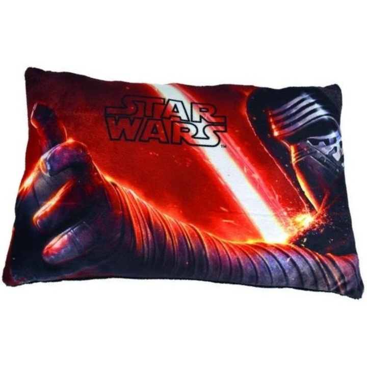Star Wars plüss díszpárnák – 35x25 cm, vörös/fekete