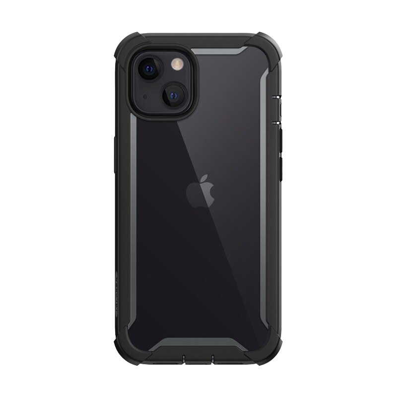 Carcasa 360 grade Supcase i-Blason Ares compatibila cu iPhone 13, Protectie display, Negru