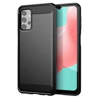 Carcasa Flexible Carbon compatibila cu Oppo A54 5G / A74 5G Black Carcasa Flexible Carbon compatibila cu Oppo A54 5G / A74 5G Black