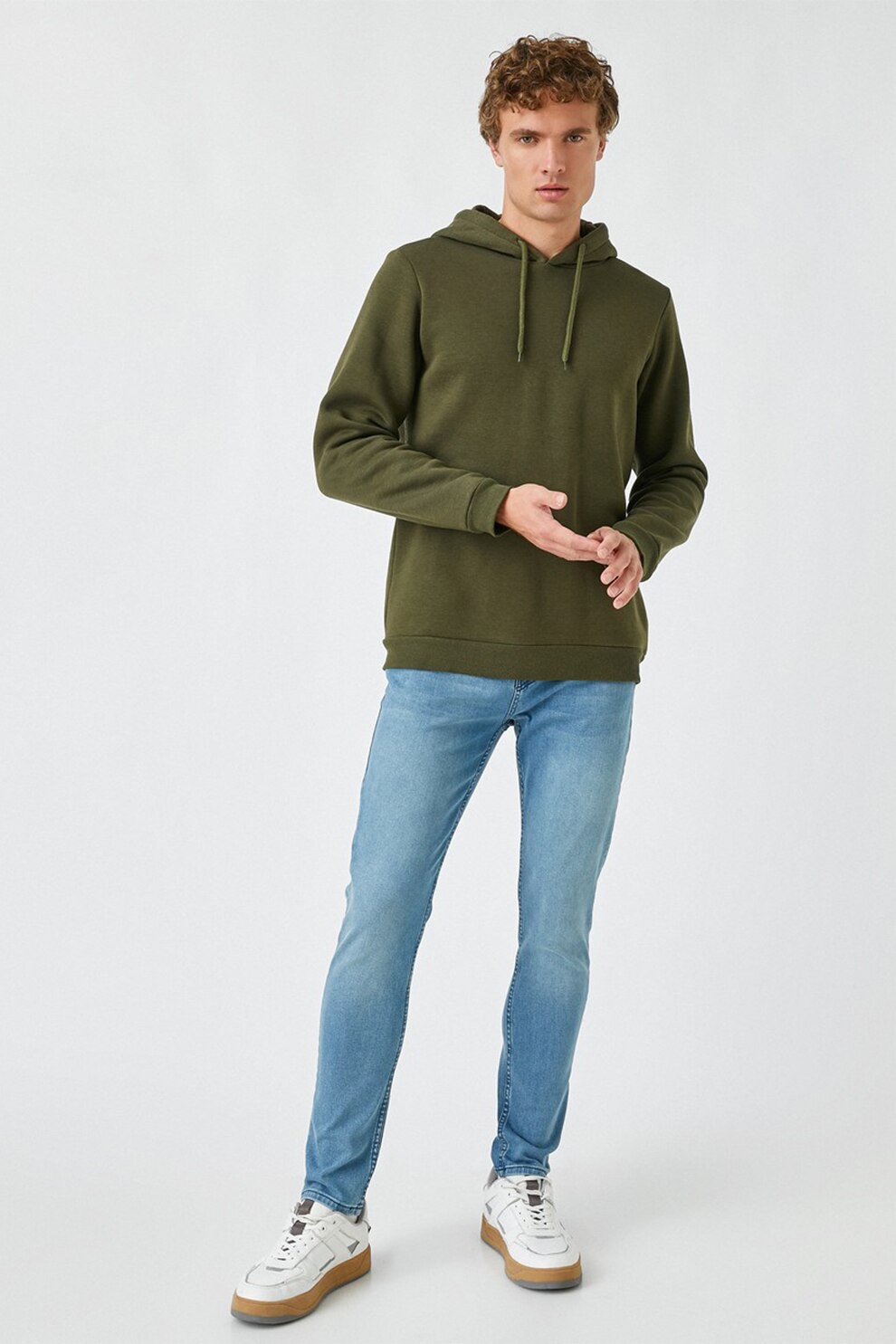 KOTON, Blugi skinny, Albastru deschis