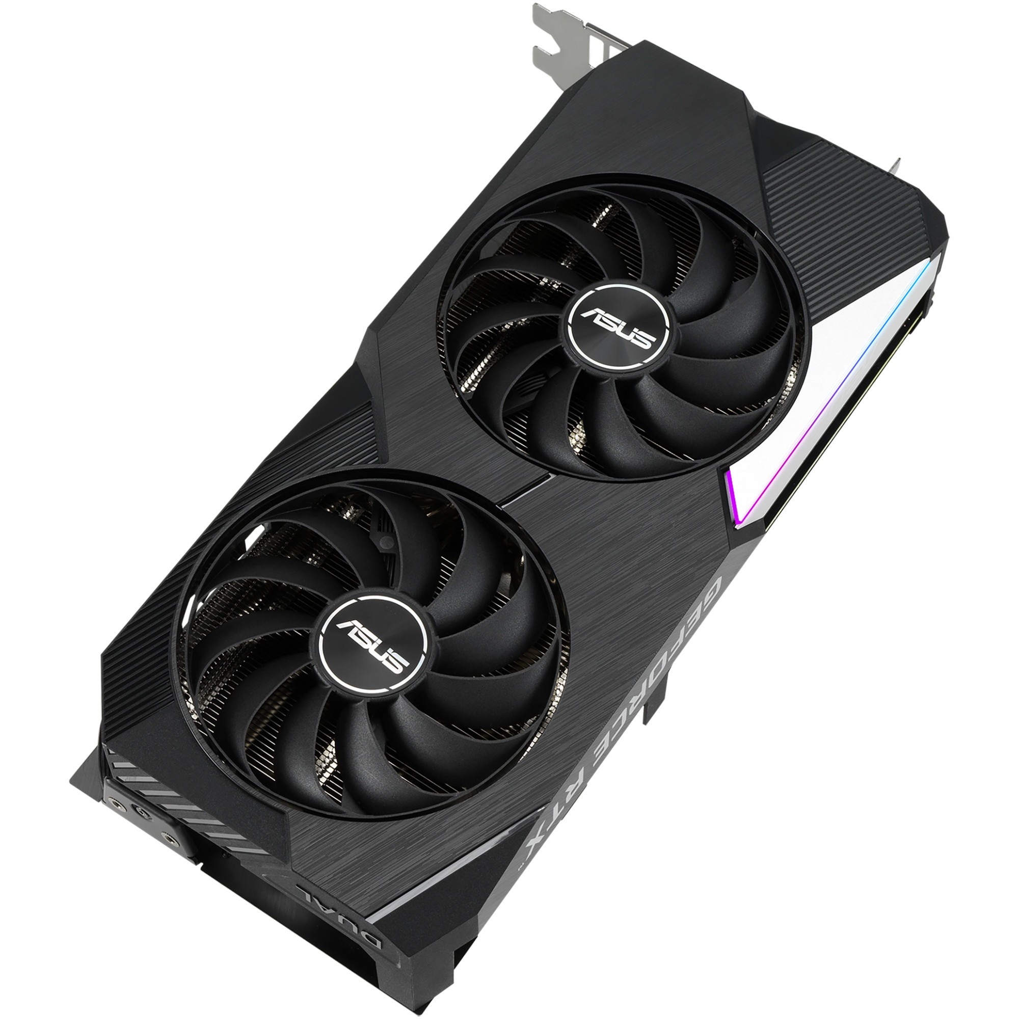 【美品】Dual GeForce RTX 3060 Ti V2 OC 8GB GeForce RTX 3060 Ti DUAL OC 8GB V2 Semi-Fanless Graphics Card