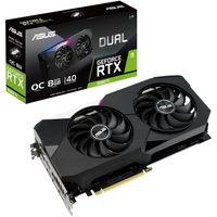 Placa video ASUS Dual GeForce RTX 3060 Ti OC V2 LHR, 8GB GDDR6, 256-bit