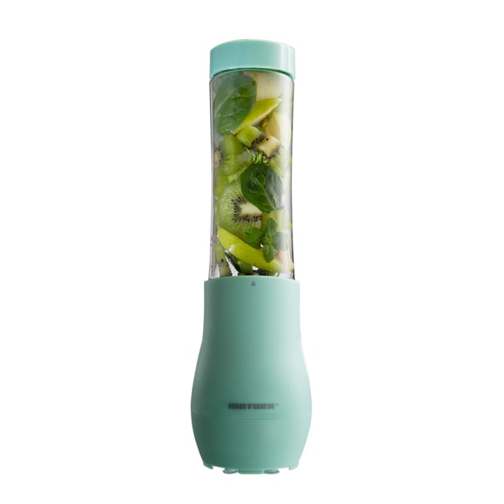 Blender portabil Matura, MIXI GO, Verde, 280 ml, 150 W