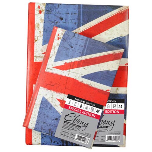 Bloc schite si desen, Union Jack, Daler Rowney, 62 coli, 150g - A5