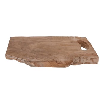 Tocator din lemn exotic de tec 42 X 26 X 3 cm Tocator din lemn exotic de tec 42 X 26 X 3 cm