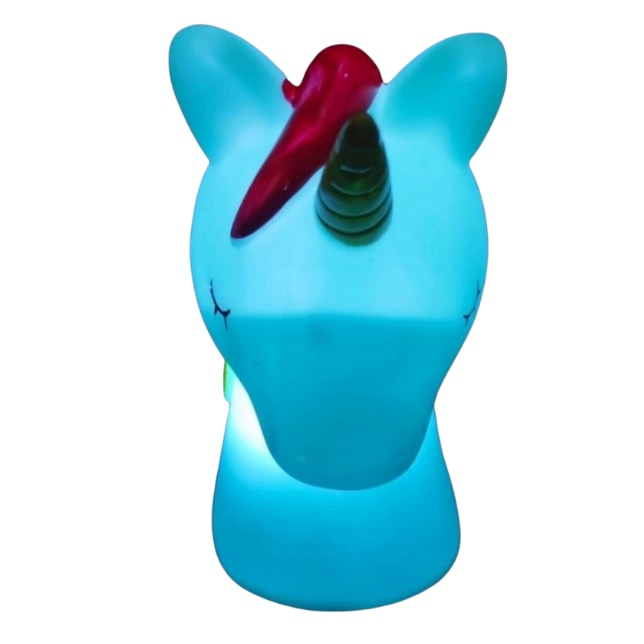 Veioza pentru copii Tip Unicorn LED si Baterie inclus , Muticolor