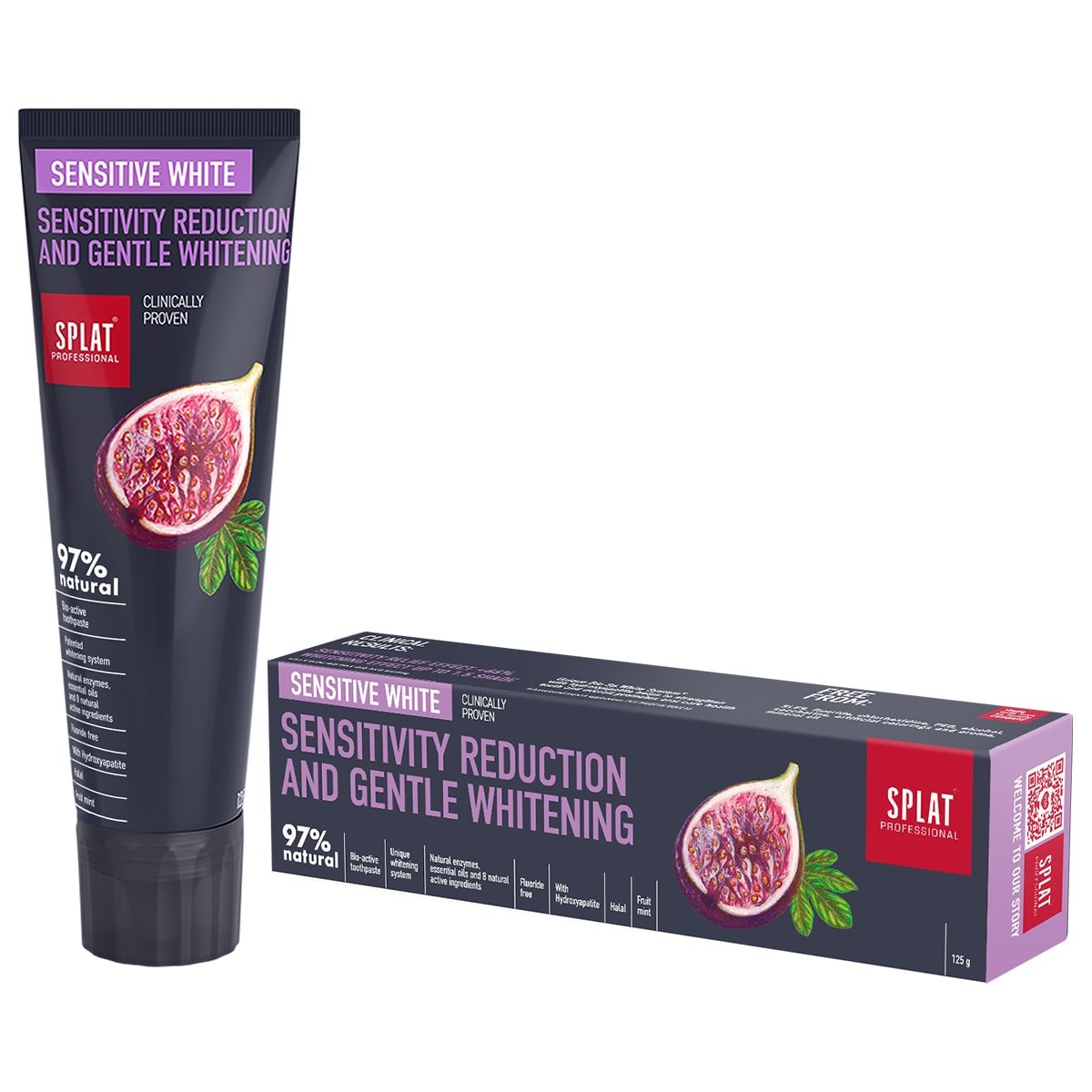 Pasta de dinti SPLAT SENSITIVE WHITE, 125 g
