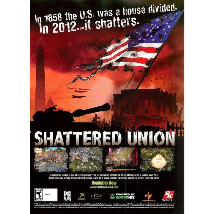 Shattered Union (PC - Steam elektronikus játék licensz)