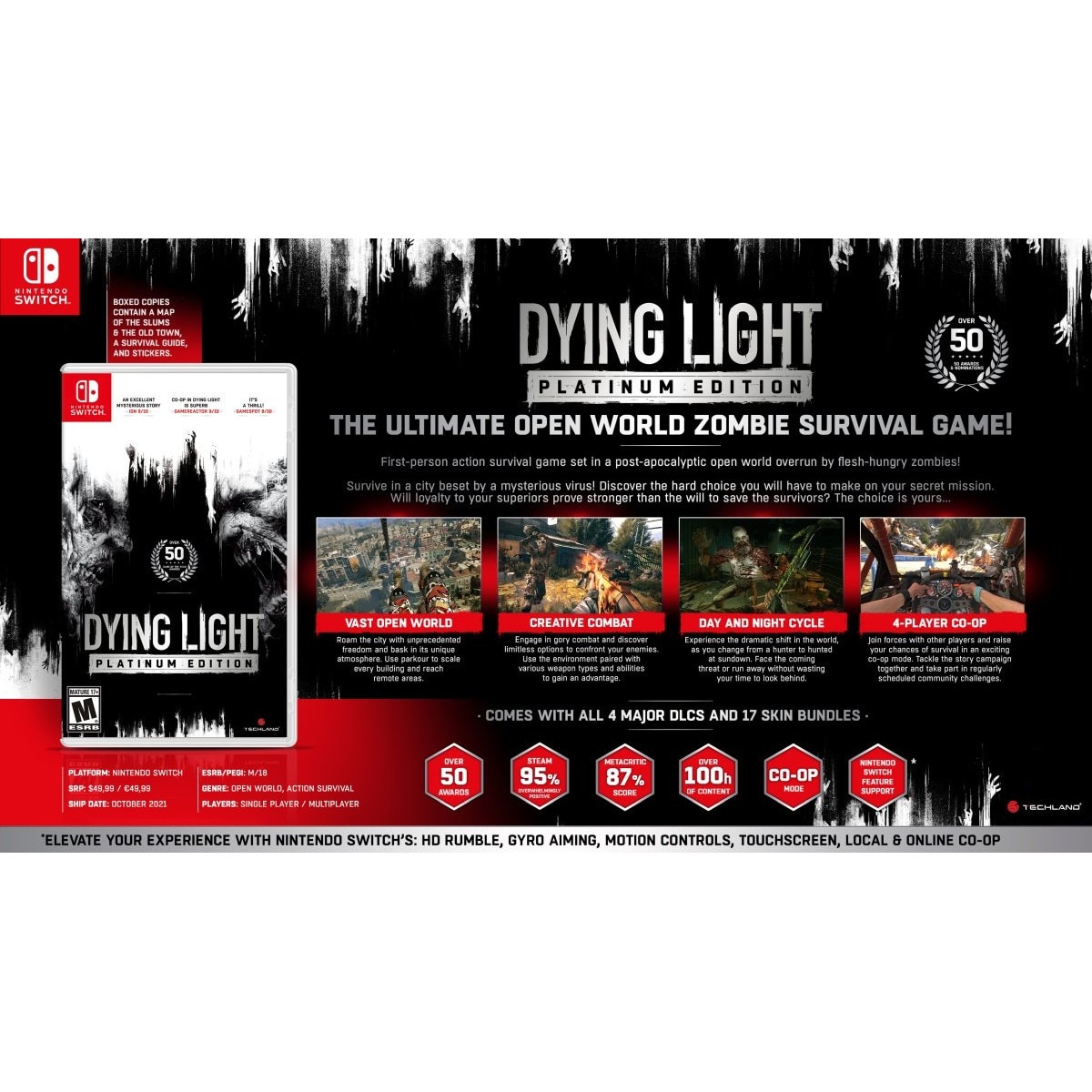 Joc Dying Light Platinum Edition pentru Nintendo Switch - eMAG.ro