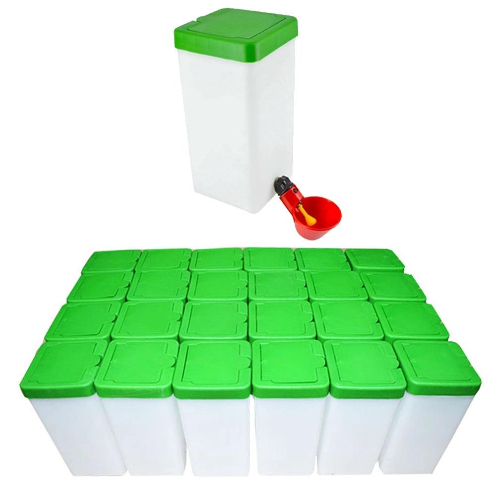 Set 24 bucati Adapatoare pentru pasari 1l cu cupa rosie