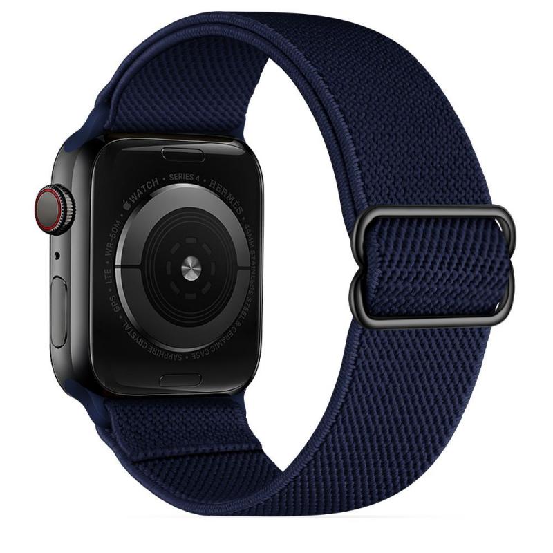 Curea Tech-Protect Mellow compatibila cu Apple Watch 1/2/3/4/5/6/7/SE (42/44/45mm) Navy Blue