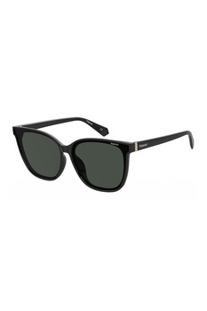 Polaroid, Ochelari de soare polarizati cu lentile uni, Negru, 65-13-145 Standard Polaroid, Ochelari de soare polarizati cu lentile uni, Negru, 65-13-145 Standard