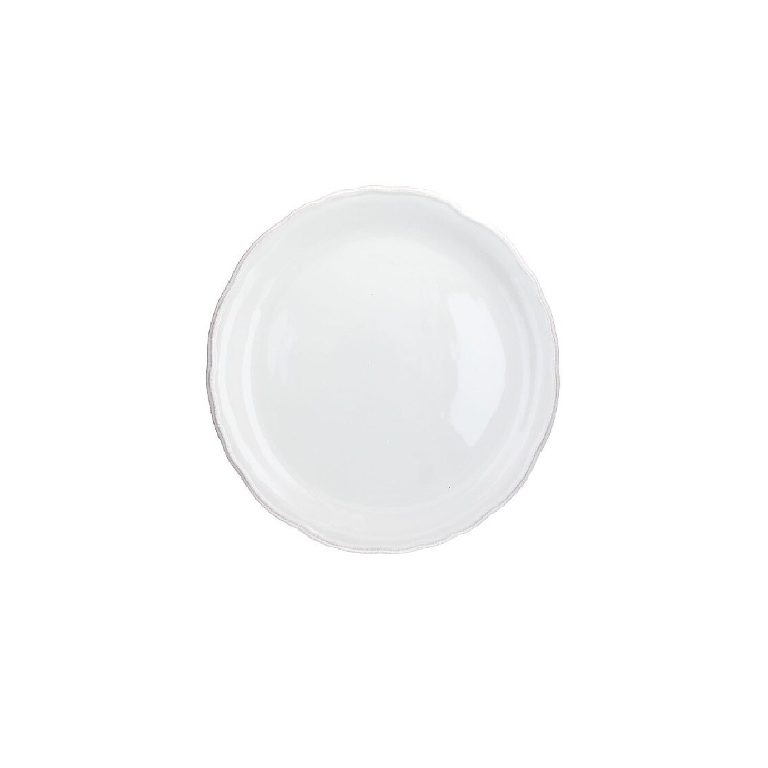 Platou servire, Tognana, model rotund, alb, portelan