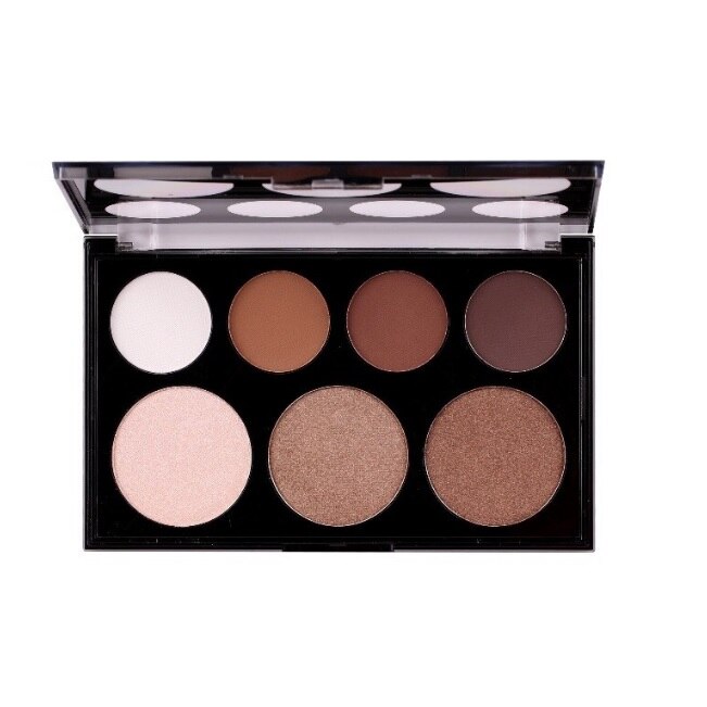 Trusa Iluminator si Bronzer, Contur si Blush Sela Mix 03