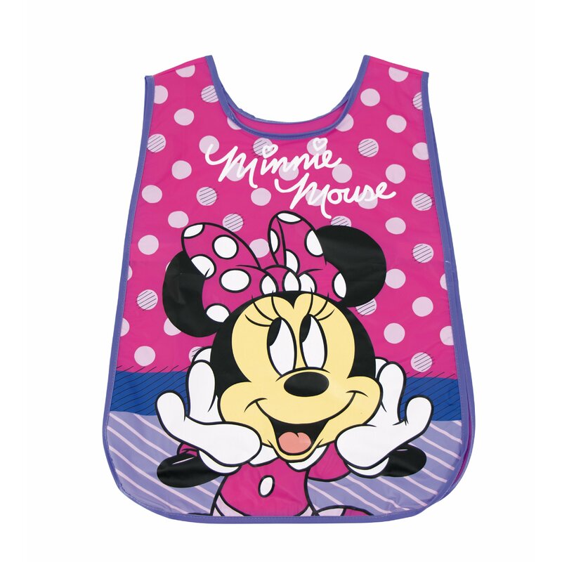 Sort protectie pictura, One size, Minnie, roz cu buline, 51x35 cm