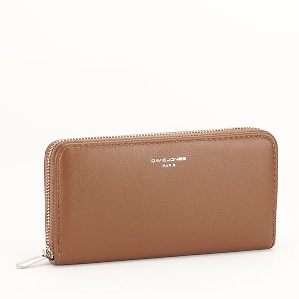 Portofel simplu cognac Sara