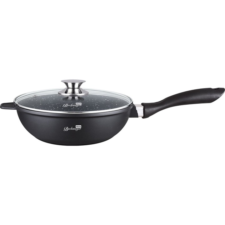 Serpenyő fedővel, 28cm, márvány belső, Bachmayer, BM7860-28