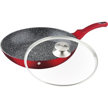 Tigaie cu capac 24cm, interior marmura, Bachmayer, BM7752-24 Tigaie cu capac 24cm, interior marmura, Bachmayer, BM7752-24