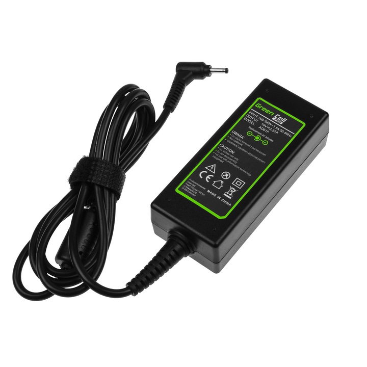 Green Cell Laptop töltő, 19V, 2.37A, 45W, Asus ZenBook UX21E/UX31E