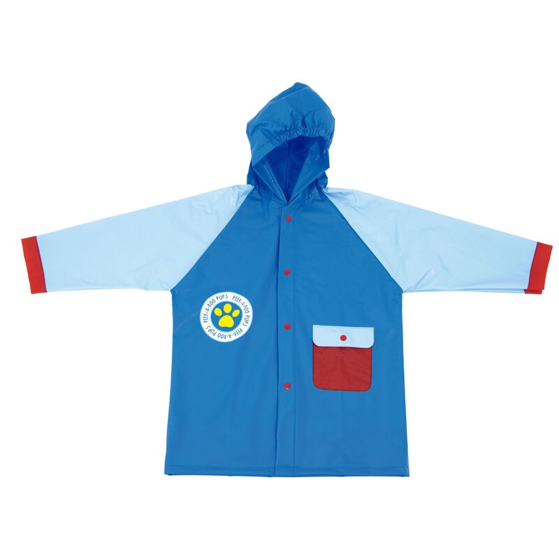 Pelerina de ploaie, PVC, cu imprimeu, Paw Patrol, albastra