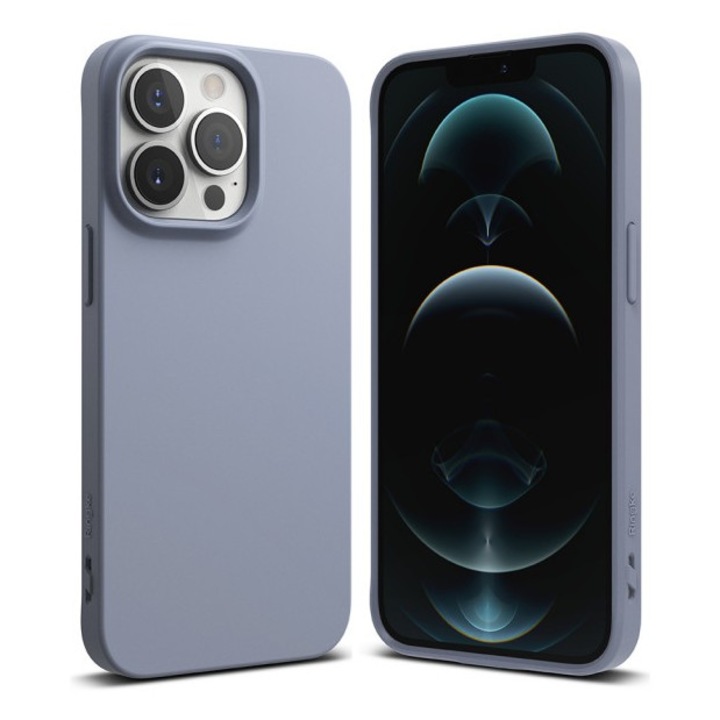 Husa Spate Slim Ringke Air S Compatibila Cu iPhone 13 Pro, Silicon, Gri