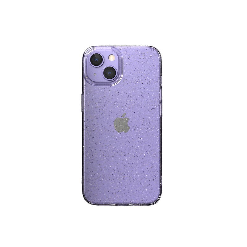 Husa Spate Slim Ringke Air Compatibila Cu iPhone 13, Silicon, Transparenta Glitter