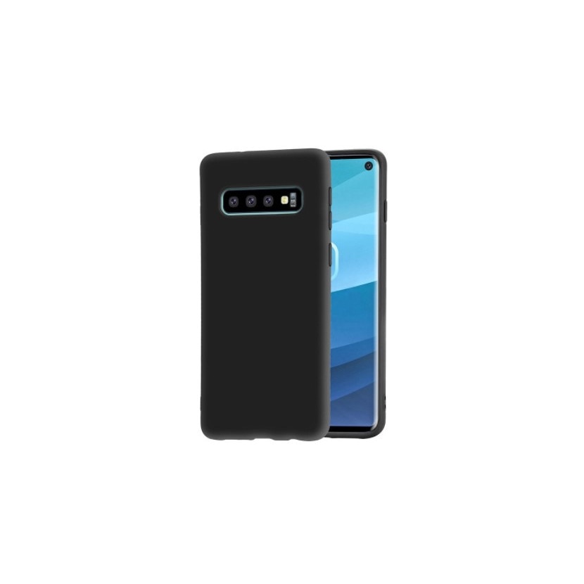 Husa din silicon pentru Samsung Galaxy S10, ultraslim, Negru