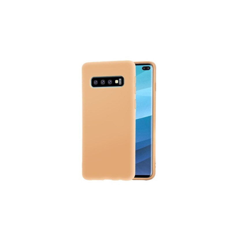 Husa de protectie pentru Samsung Galaxy S10 +/S10 Plus, ultraslim, Crem