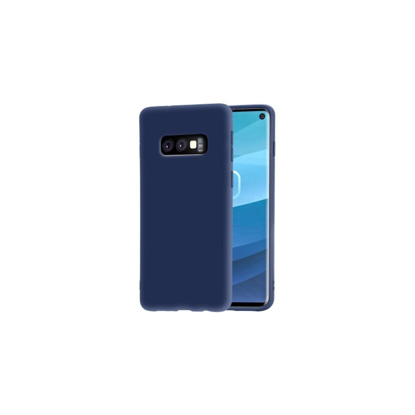 Husa din silicon pentru Samsung Galaxy S10 E, ultraslim, Bleumarin