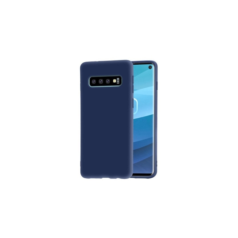 Husa de silicon pentru Samsung Galaxy S10, ultraslim, Bleumarin