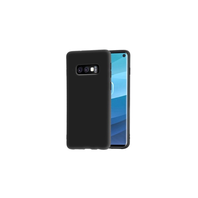 Husa din silicon pentru Samsung Galaxy S10 E, ultraslim, Negru