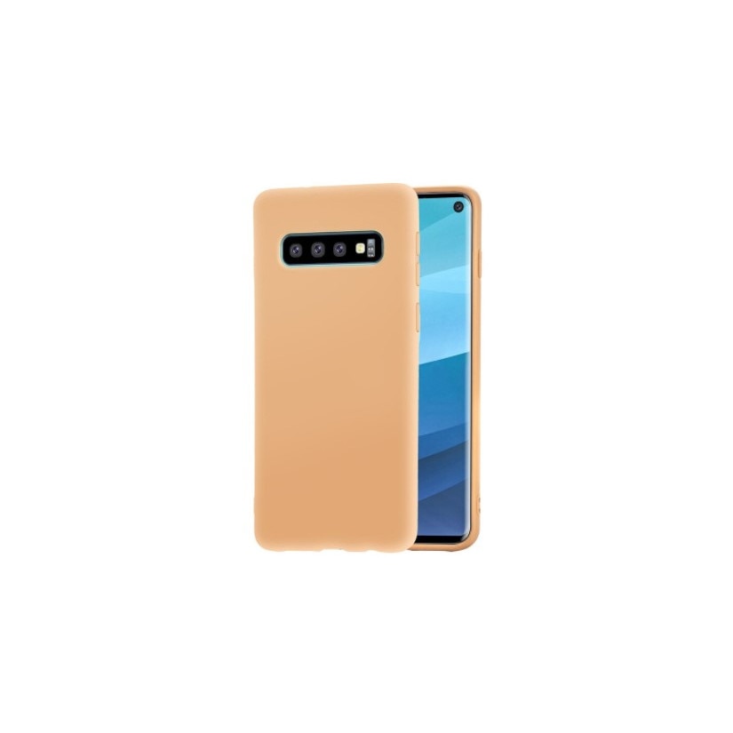 Husa pentru Samsung Galaxy S10, ultraslim, Crem
