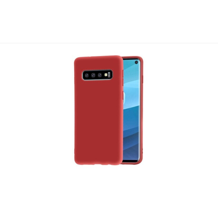 Husa din silicon pentru Samsung Galaxy S10, ultraslim, Rosu