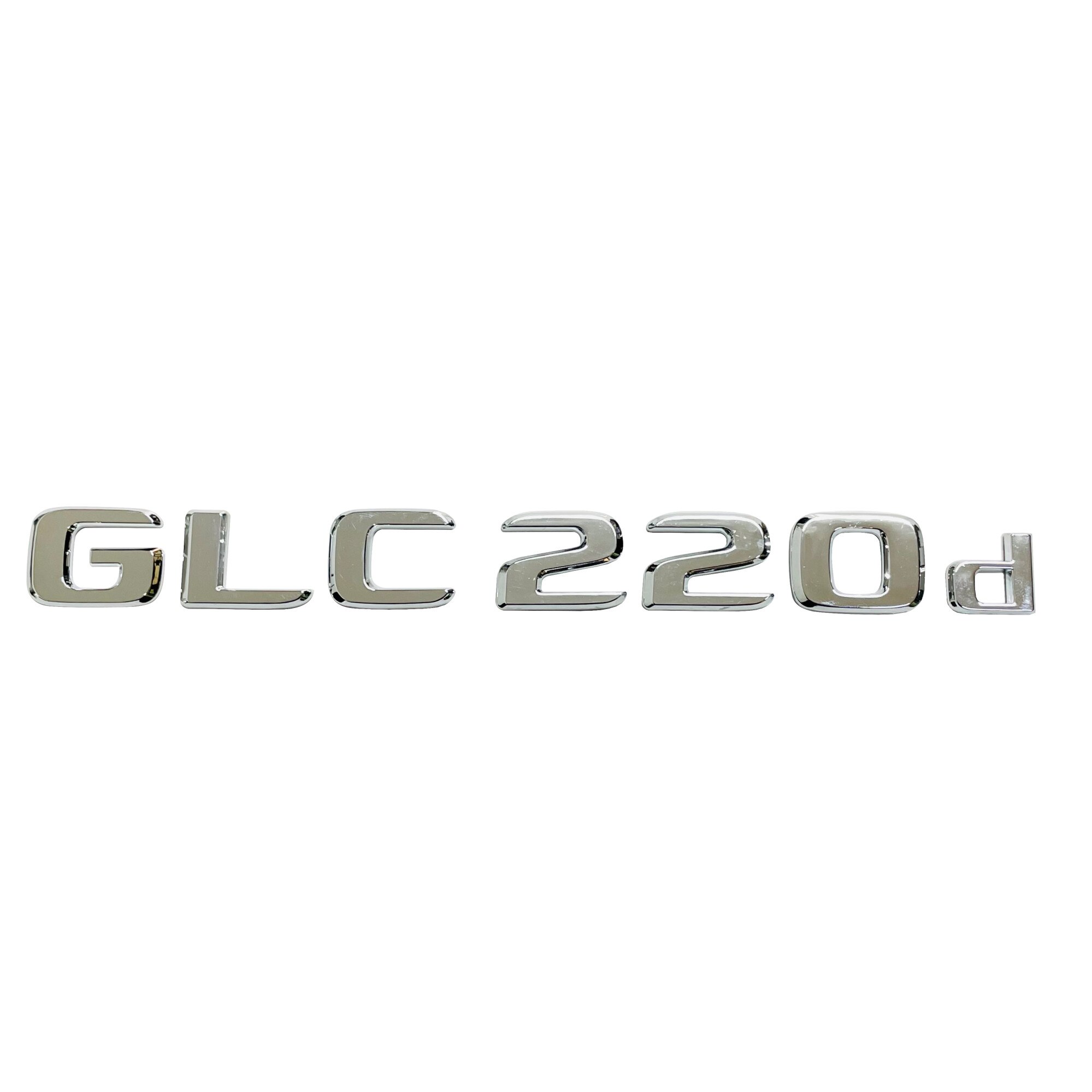 Emblema Scris din ABS GLC220d Silver lucios compatibil Mercedes