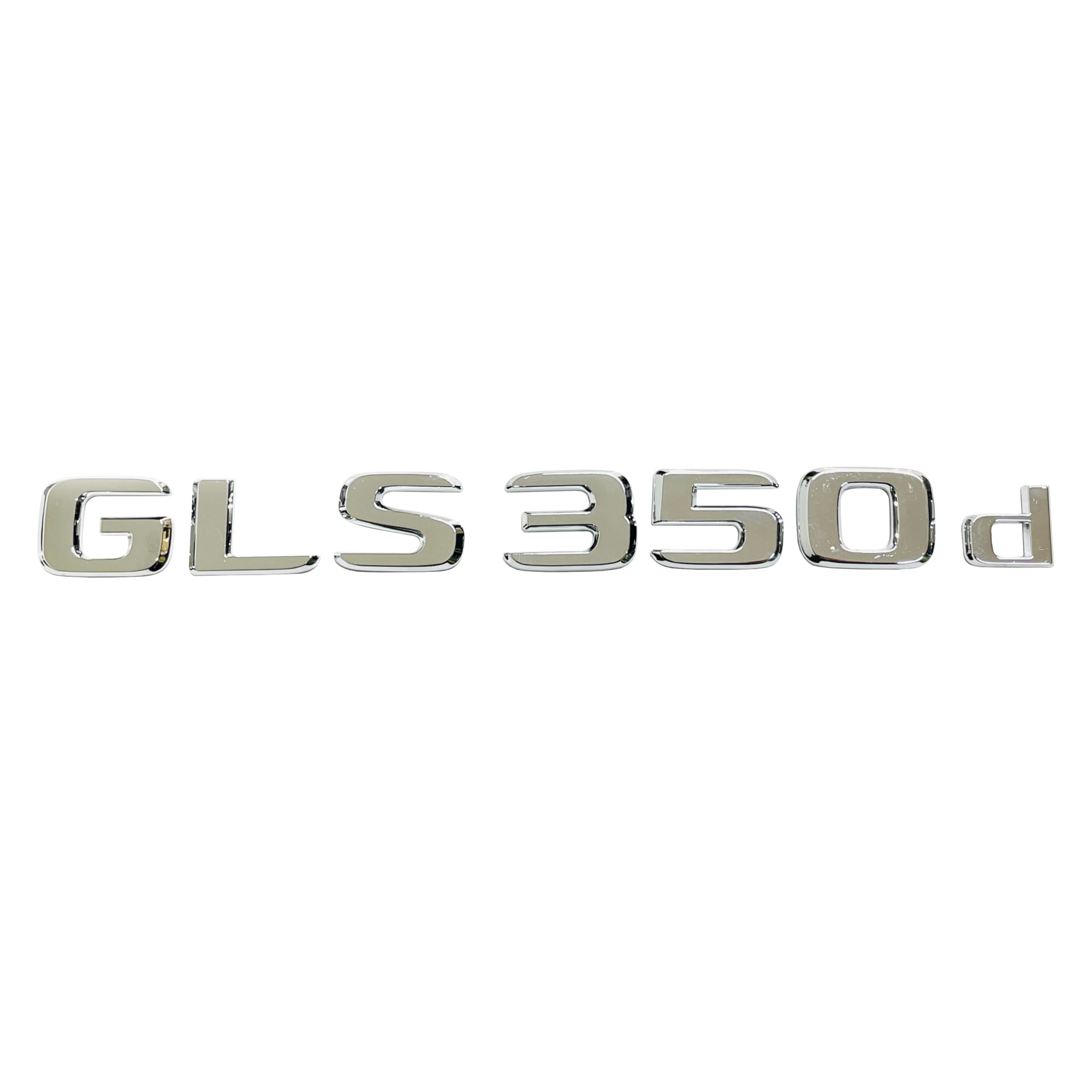 Emblema Scris din ABS GLS350d Silver lucios compatibil Mercedes