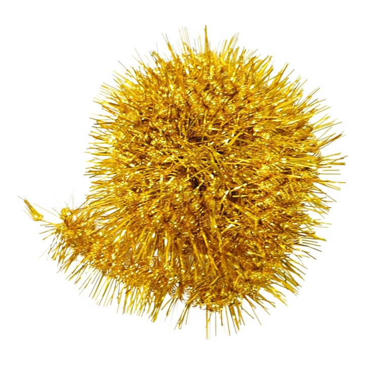 Коледен гирлянд Flippy, модел 18 златист, размер 2 м х 8 см, материал: PVC фолио, за вътрешно/външно ползване