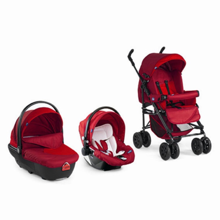 Chicco Carucior Trio Enjoy Fun (Car Kit inclus) Garnet