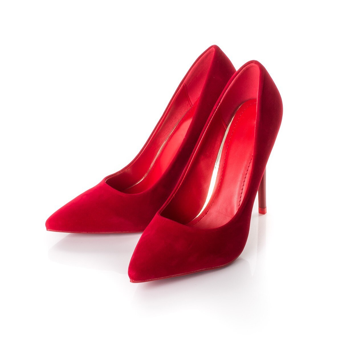 appear every time Conceited Pantofi dama Stiletto Chicoine rosii cu toc subtire, 37, Rosu, Textil -  eMAG.ro