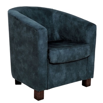 Fotoliu David, stofa, Turcoaz inchis Fotoliu David, stofa, Turcoaz inchis