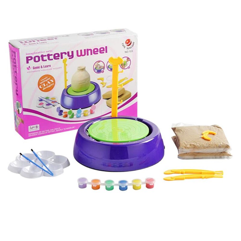 Roata de Olarit cu vopsele lut si accesorii
