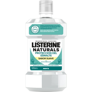 Apa de gura pentru protectia smaltului Listerine Naturals, Gust mai putin intens, 500 ml Apa de gura pentru protectia smaltului Listerine Naturals, Gust mai putin intens, 500 ml