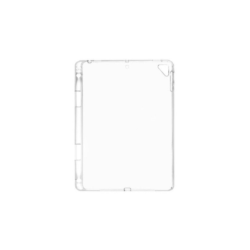 Husa din silicon, spatiu pentru pix pentru Apple iPad Pro 12.9 (2018), Transparent