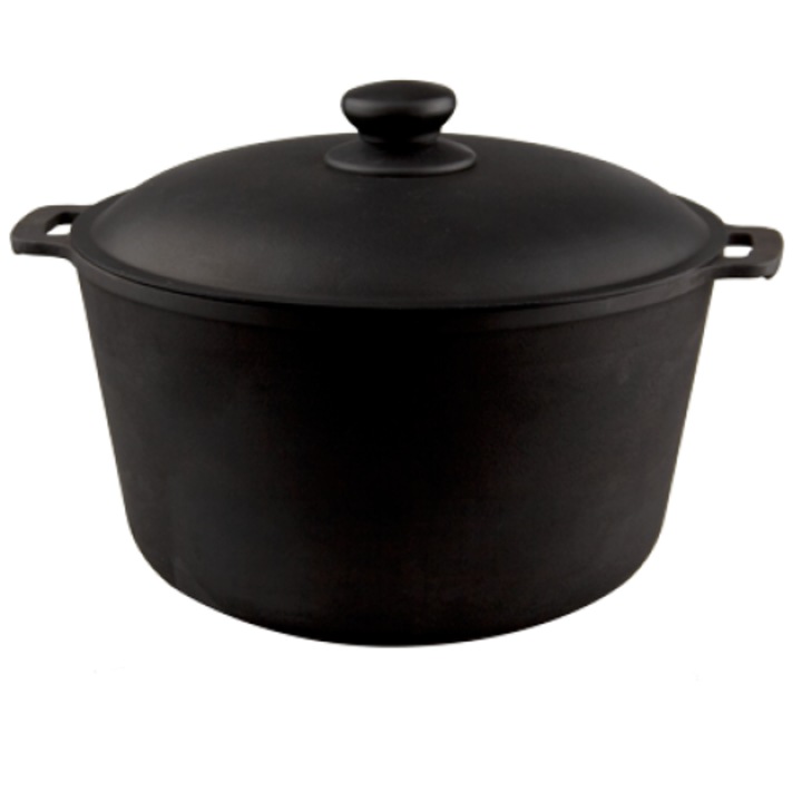 Oala din fonta cu capac aluminiu MAYSTERNYA 5 L