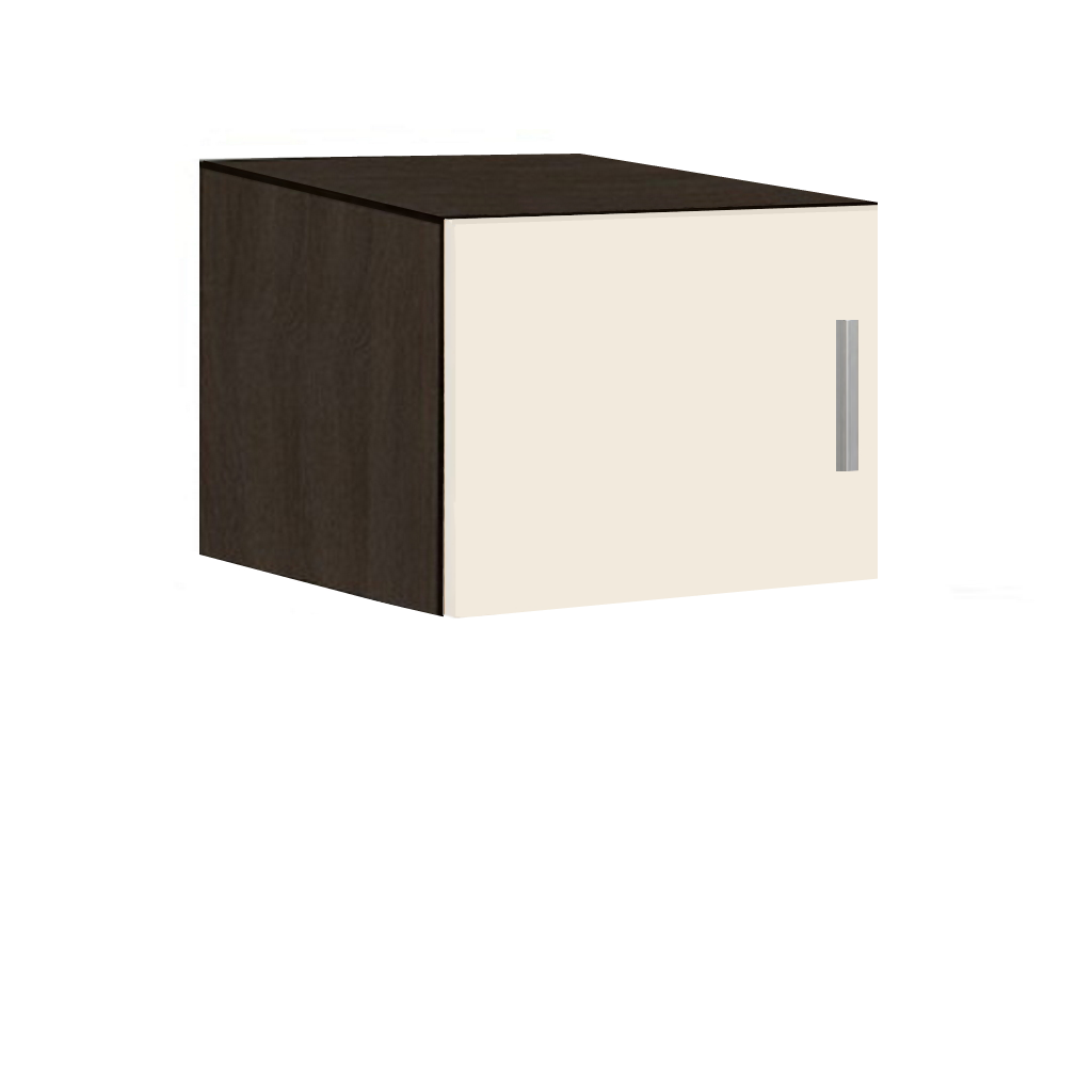 Suprapozabil, 1 Usa, Wenge + Crem, H40xL45xA50, PAL 18 mm