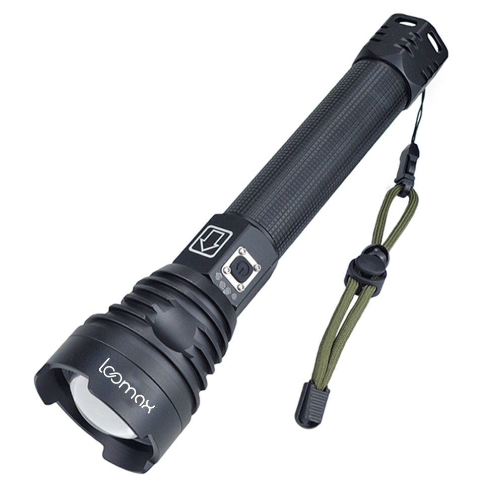 Lanterna Loomax, waterproof, led, de actiune, cu acumulator si incarcare USB, 6000 lm, 11-10002