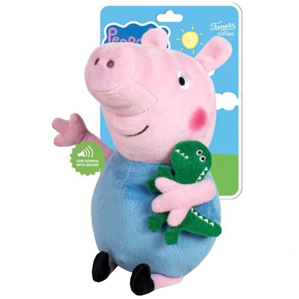Jucarie din plus Peppa Pig - Talking George, 22 cm